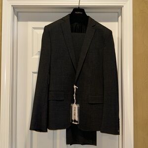 NEW with tags Bikkembergs gray suit size 46 EUR/36 US
